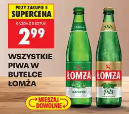 Biedronka Piwa w butelce Łomża oferta