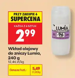 Biedronka Wkład olejowy do zniczy Lumia oferta