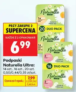 Biedronka Podpaski Naturella Ultra oferta