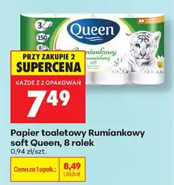 Biedronka Papier toaletowy Rumiankowy soft Queen oferta