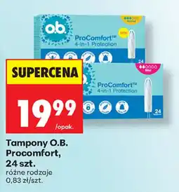 Biedronka Tampony O.B. Procomfort oferta