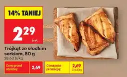 Biedronka Trójkąt ze słodkim serkiem oferta
