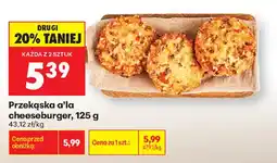Biedronka Przekąska a'la cheeseburger oferta