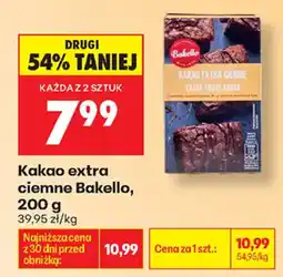 Biedronka Kakao extra ciemne Bakello oferta