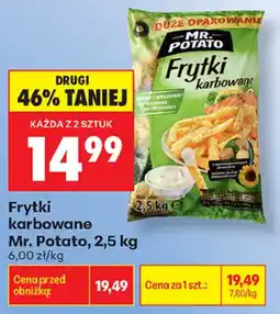 Biedronka Frytki karbowane Mr. Potato oferta
