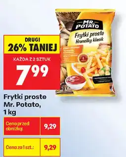 Biedronka Frytki proste Mr. Potato oferta