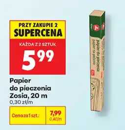 Biedronka Papier do pieczenia Zosia oferta