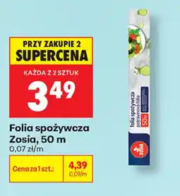 Biedronka Folia spożywcza Zosia oferta