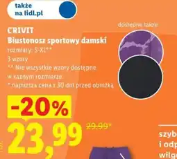 Lidl Biustonosz sportowy damski oferta