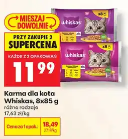 Biedronka Karma dla kota Whiskas oferta