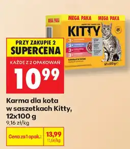 Biedronka Karma dla kota w saszetkach Kitty oferta