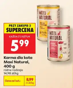Biedronka Karma dla kota Maxi Natural oferta