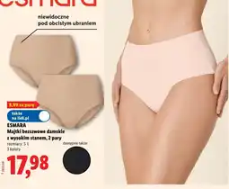 Lidl ESMARA Majtki bezszwowe damskie z wysokim stanem oferta