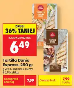 Biedronka Tortilla Dania Express oferta