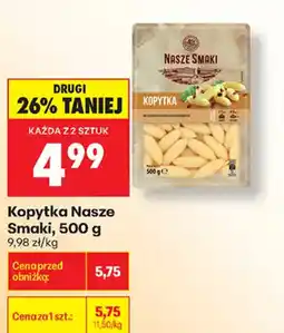 Biedronka Kopytka Nasze Smaki oferta