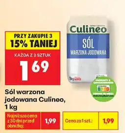 Biedronka Sól warzona jodowana Culineo oferta