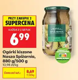 Biedronka Ogórki kiszone Nasza Spiżarnia oferta