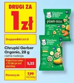 Biedronka Chrupki Gerber Organic oferta