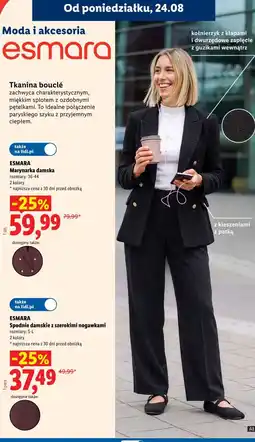 Lidl ESMARA Marynarka damska oferta