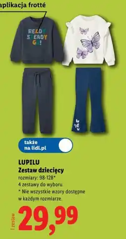 Lidl Zestaw dziecięcy Lupilu oferta