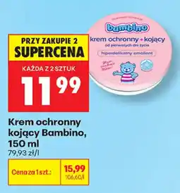 Biedronka Krem ochronny kojący Bambino oferta