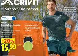 Lidl Crivit koszulka funkcyjna męska oferta