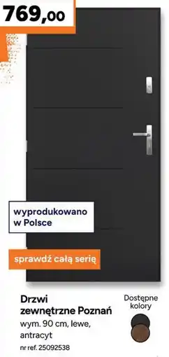Bricoman Drzwi zewnętrzne Poznań oferta