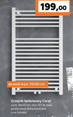 Bricoman Grzejnik łazienkowy Carat oferta