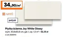 Bricoman Płytki ścienne Joy White Glossy oferta