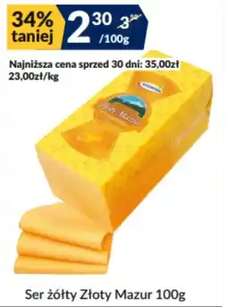 Sużyw Ser żółty Złoty Mazur oferta