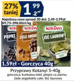 Sużyw Przyprawy Kotanyi 5-40g oferta