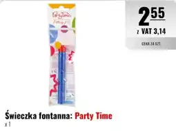 Eurocash Świeczka fontanna: Party Time oferta