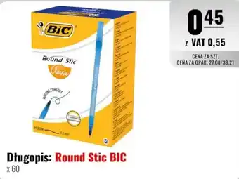 Eurocash Długopis: Round Stic BIC oferta