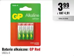 Eurocash Baterie alkaiczne: GP Red oferta