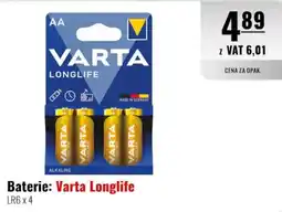 Eurocash Baterie: Varta Longlife oferta