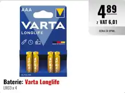 Eurocash Baterie: Varta Longlife oferta
