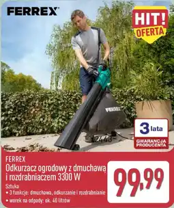 ALDI FERREX Odkurzacz ogrodowy z dmuchawą i rozdrabniaczem 3300 W oferta