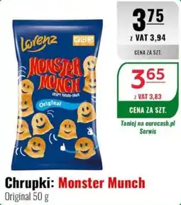 Eurocash Chrupki: Monster Munch Original oferta