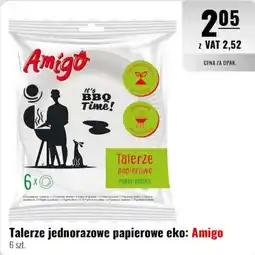 Eurocash Talerze jednorazowe papierowe eko: Amigo oferta