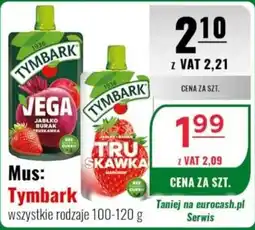 Eurocash Mus: Tymbark Vega Jabłko Burak Truskawka oferta