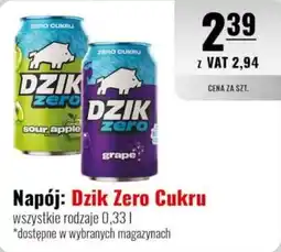 Eurocash Napój: Dzik Zero Cukru oferta