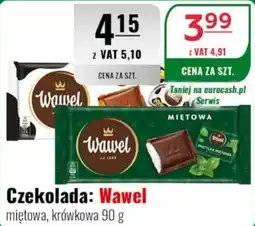 Eurocash Czekolada: Wawel miętowa, krówkowa oferta