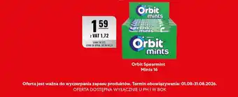 Orbit Spearmint Mints 16