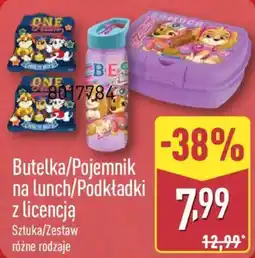 ALDI Butelka/Pojemnik na lunch/Podkładki z licencją oferta