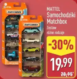 ALDI Mattel Samochodziki Matchbox oferta