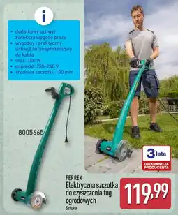 ALDI FERREX Elektryczna szczotka do czyszczenia fug ogrodowych oferta
