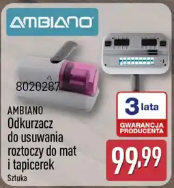 ALDI Ambiano Odkurzacz do usuwania roztoczy do mat i tapicerkek oferta