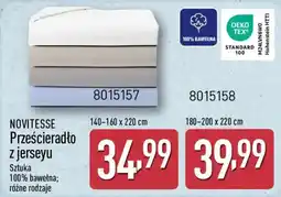 ALDI NOVITESSE Prześcieradło z jerseyu oferta