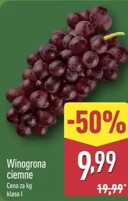 ALDI Winogrona ciemne oferta