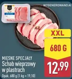 ALDI MIĘSNE SPECJAŁY Schab wieprzowy w plastrach oferta